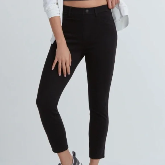 NWT Uniqlo Ultra Stretch High-Rise Cropped Leggings Jeans Pants XXL 26” inseam - Picture 1 of 3